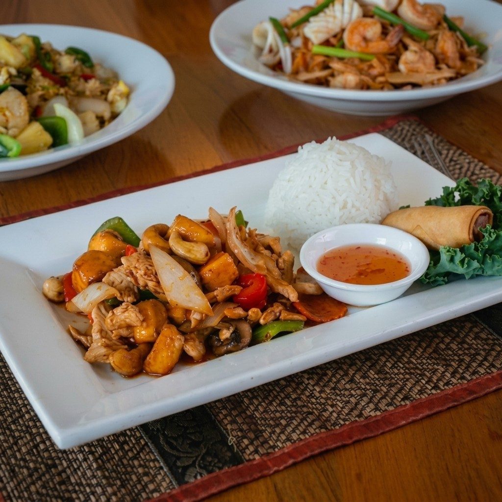 Mango Stir-Fried with Chicken.