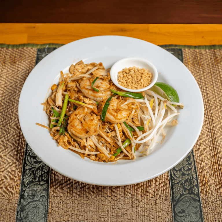 Lunch at Our Thai Restaurant: Noodles, Curry, and More